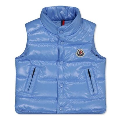 MONCLER Bernard Gilet Infants Kids Gilets - Heavyweight Blue 713 for sale