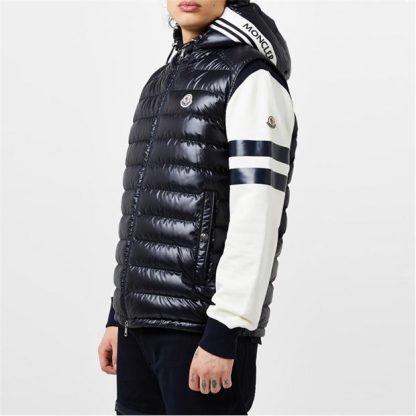 MONCLER Clai Down Gilet Men Navy 778  for sale