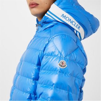 MONCLER Cornour Short Down Jacket Men Puffer Jackets - Lightweight Sky Blue 73O for sale