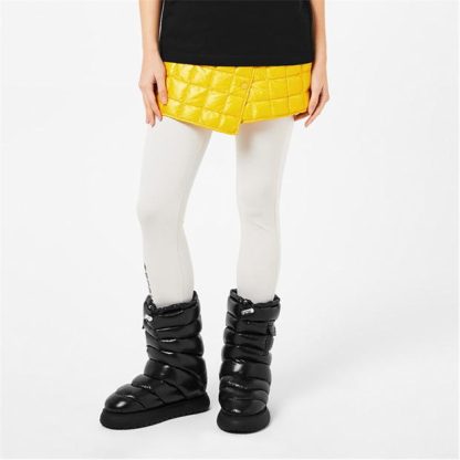 MONCLER Down Padded Quilted Skirt Women Mini Skirts Yllw 132 for sale