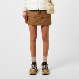 MONCLER Drawstring Cargo Miniskirt Women Brown 224  for sale