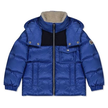 MONCLER Eduard Down Jacket Boys Kids Down Jackets Blue 722 for sale