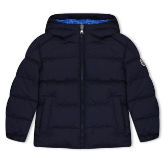 MONCLER Eric Down Jacket Boys Kids Navy 74S  for sale