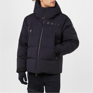 MONCLER Fellberg Short Down Jacket Men Puffer Jackets - Heavyweight Navy 742 for sale