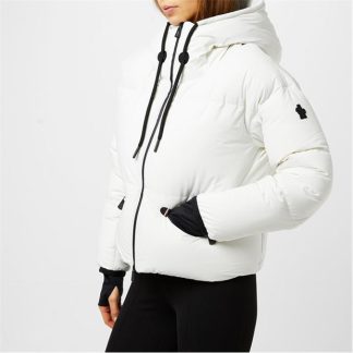 MONCLER GRENOBLE Allesaz Short Down Jacket Women White 034  for sale