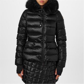 MONCLER GRENOBLE Armoniques Short Down Jacket Women Black 999  for sale