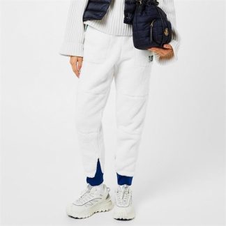 MONCLER GRENOBLE Fleece Trousers Women White 034  for sale