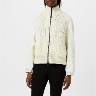 MONCLER GRENOBLE Grenoble Cardigan Women Cream 002  for sale