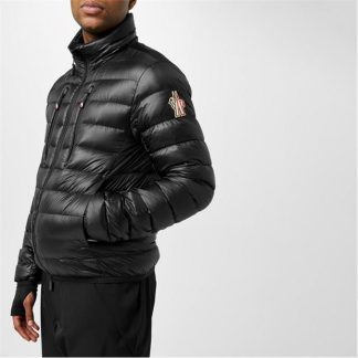 MONCLER GRENOBLE Hers Short Down Jacket Men Puffer Jackets - Lightweight Black 999 for sale