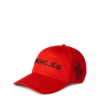 MONCLER GRENOBLE MonclerG Logo Cap Ld43 Women Baseball Caps Red 345 for sale