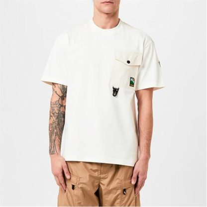 MONCLER GRENOBLE MonclerG Pocket T Sn43 Men Regular Fit T-Shirts White 041 for sale