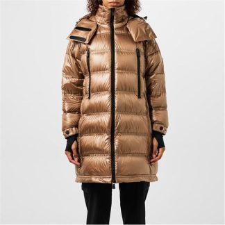 MONCLER GRENOBLE MonclerG Rochlr Prka Ld44 Women Parka Jackets Tan 224 for sale