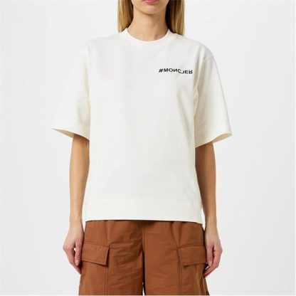 MONCLER GRENOBLE MonclerG S/S T-Shirt Ld43 Women White 041  for sale