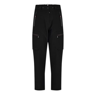 MONCLER GRENOBLE MonclerG Trousers Ld44 Women Closed Hem Poly Tracksuit Bottoms Black 999 for sale