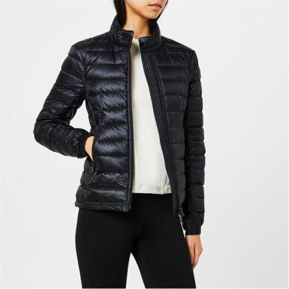 MONCLER GRENOBLE Walibi Short Down Jacket Women Puffer Jackets - Lightweight Black 999 for sale