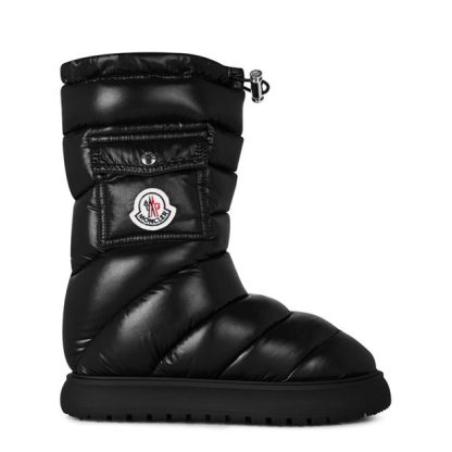 MONCLER Gaia Snow Boots Women Snug Boots Black 999 for sale