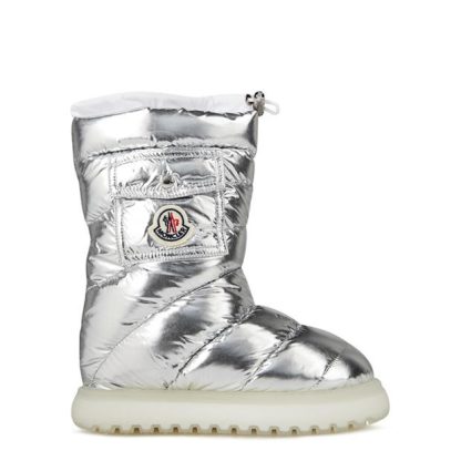 MONCLER Gaia Snow Boots Women Snug Boots Metallic M93 for sale