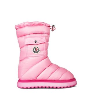 MONCLER Gaia Snow Boots Women Snug Boots Pink 538 for sale