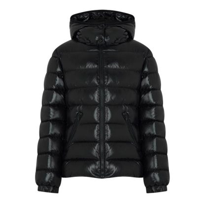 MONCLER Girls Bady Quilted Jacket Kids Puffer Jackets - Heavyweight Black 999 for sale