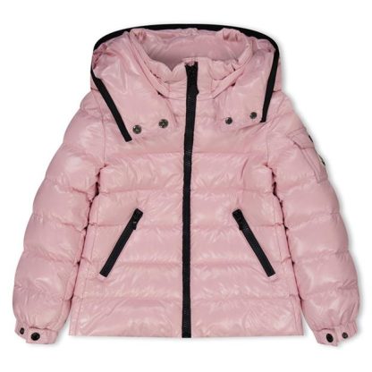 MONCLER Girls Bady Quilted Jacket Kids Puffer Jackets - Heavyweight Pink 523 for sale