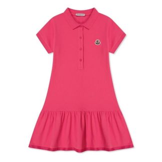 MONCLER Girls Polo Shirt Dress Kids Polo Dresses Brt Pink 546 for sale