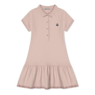 MONCLER Girls Polo Shirt Dress Kids Polo Dresses Pink 514 for sale