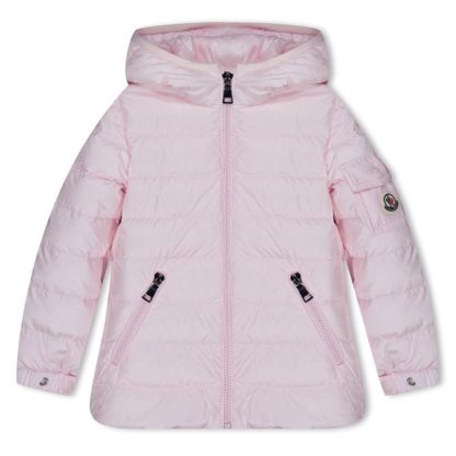 MONCLER Gles Down Jacket Junior Girls Kids Puffer Jackets - Lightweight Light Pink 50B for sale