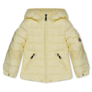 MONCLER Gles Down Jacket Junior Girls Kids Puffer Jackets - Lightweight Yellow 10W for sale