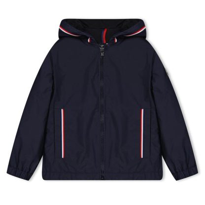 MONCLER Granduc Hooded Jacket Junior Kids Puffer Jackets - Lightweight Navy 742 for sale