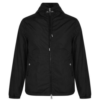 MONCLER Grimpeurs Logo Hooded Jacket Men Bomber Jackets - Midweight Black 999 for sale