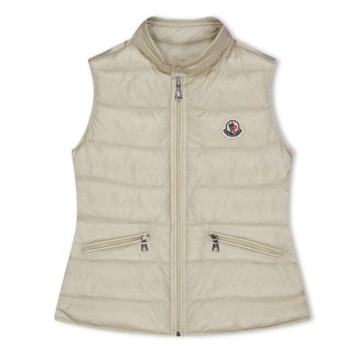 MONCLER Gui Down Gilet Junior Boys Kids Gilets - Lightweight Beige 200 for sale