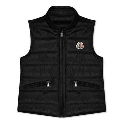 MONCLER Gui Down Gilet Kids Black 999  for sale