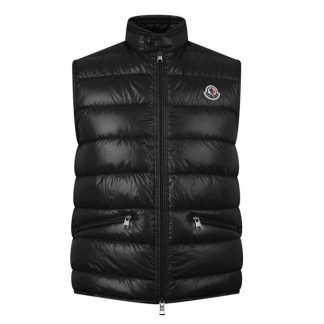 MONCLER Gui Gilet Men Gilets - Lightweight Grey 946 for sale