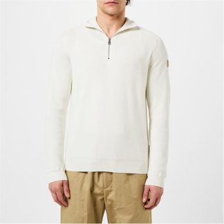 MONCLER Half-Zip Jumper Men Beige 034  for sale