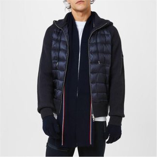 MONCLER Hybrid Padded Panel Jacket Men Navy 742  for sale