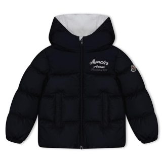 MONCLER Joe Down Jacket Infant Boys Kids Puffer Jackets - Heavyweight Navy 778 for sale