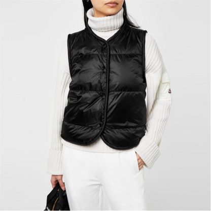 MONCLER Kama Quilted Vest Women Black 999  for sale