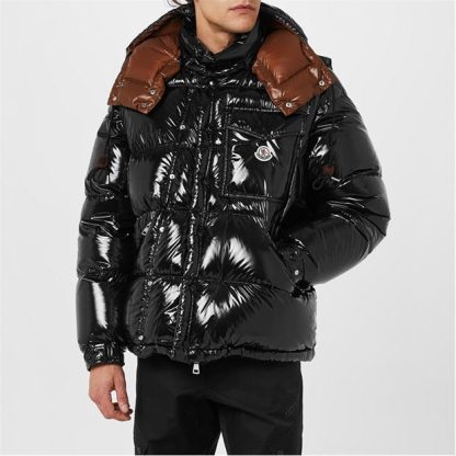 MONCLER Karakorum Short Down Jacket Men Puffer Jackets - Lightweight Black 999 for sale