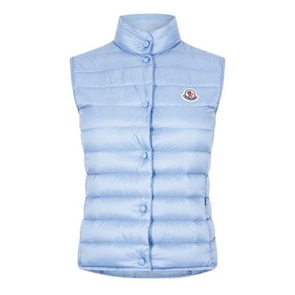 MONCLER Laine Gilet Women Gilets - Lightweight Blue 715 for sale