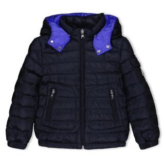 MONCLER Lauros Down Padded Jacket Junior Kids Puffer Jackets - Lightweight Navy 778 for sale