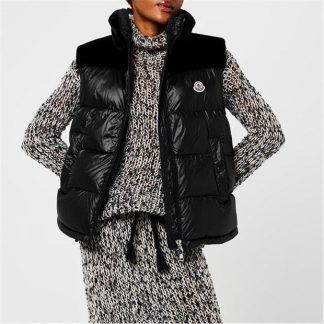 MONCLER Lempa Down Gilet Women Black 999  for sale