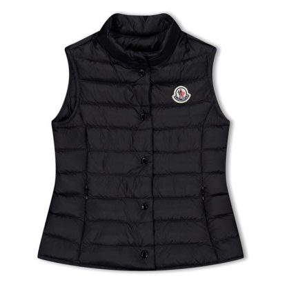 MONCLER Liane Gilet Juniors Kids Gilets - Lightweight Black 999 for sale