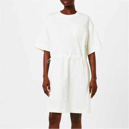 MONCLER Logo Dress Women White 034  for sale