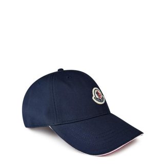 MONCLER Logo-Patch Baseball Cap Men Baseball Caps Navy 742 for sale