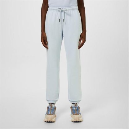 MONCLER Logo Patch Track Pants Women Closed Hem Jersey Jogging Bottoms Light Blue 70S for sale