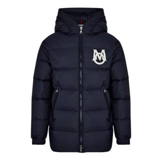 MONCLER Mark Puffer Jacket Juniors Kids Blue 742  for sale