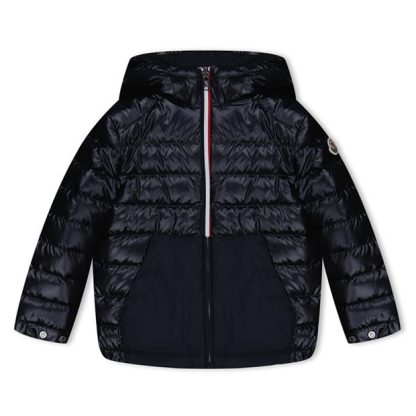 MONCLER Masserau Down Jacket Junior Kids Puffer Jackets - Lightweight Navy 778 for sale