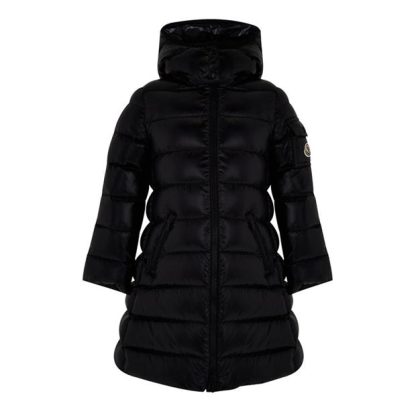 MONCLER Moka Padded Hooded Coat Kids Puffer Jackets - Heavyweight Black 999 for sale