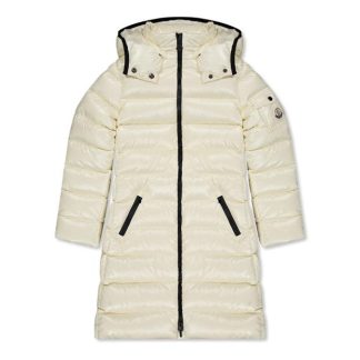 MONCLER Moka Padded Hooded Coat Kids Puffer Jackets - Heavyweight Cream 070 for sale