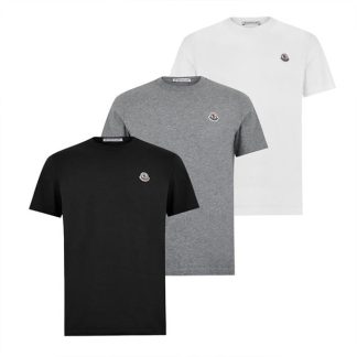 MONCLER Moncler 3pk T-Shirt Sn00 Men Regular Fit T-Shirts Multi 3P1 for sale